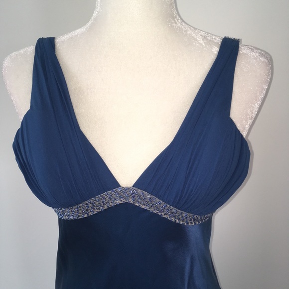 Adrianna Papell Blue Formal Dress - Picture 2 of 8